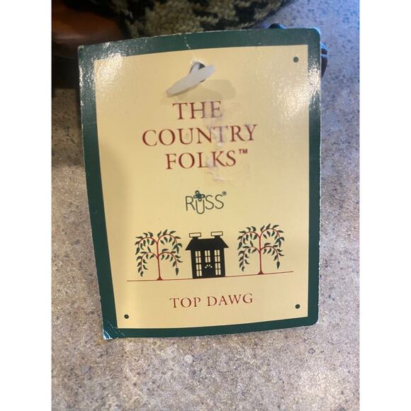 Russ Berrie's Top Dawg Beanbag Doll Kathleen Kelly Critter Factory Ceramic Face - Picture 6 of 11